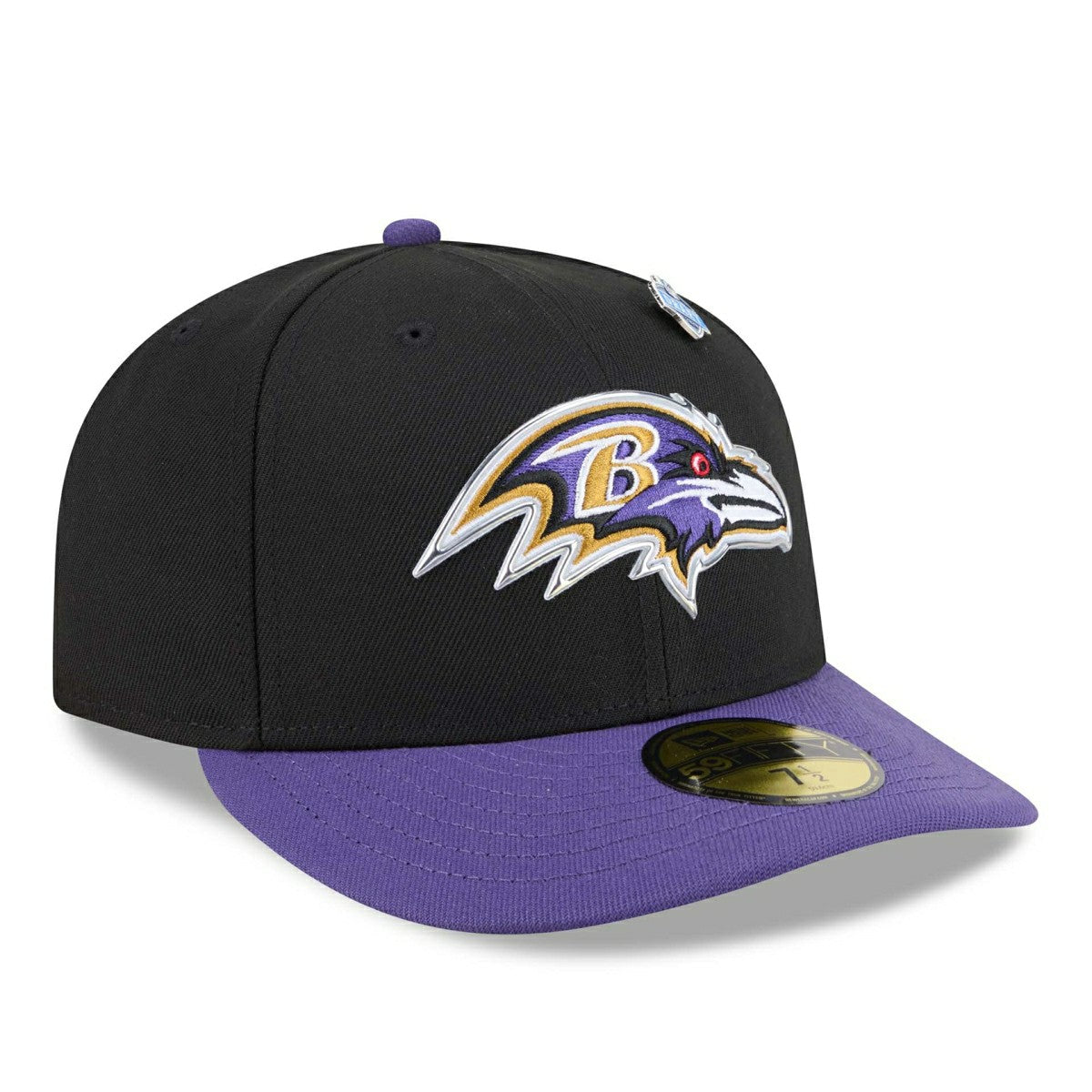 Baltimore Ravens 2026 NFL Draft Pre-Curved 59FIFTY Fitted Cap - Taass US