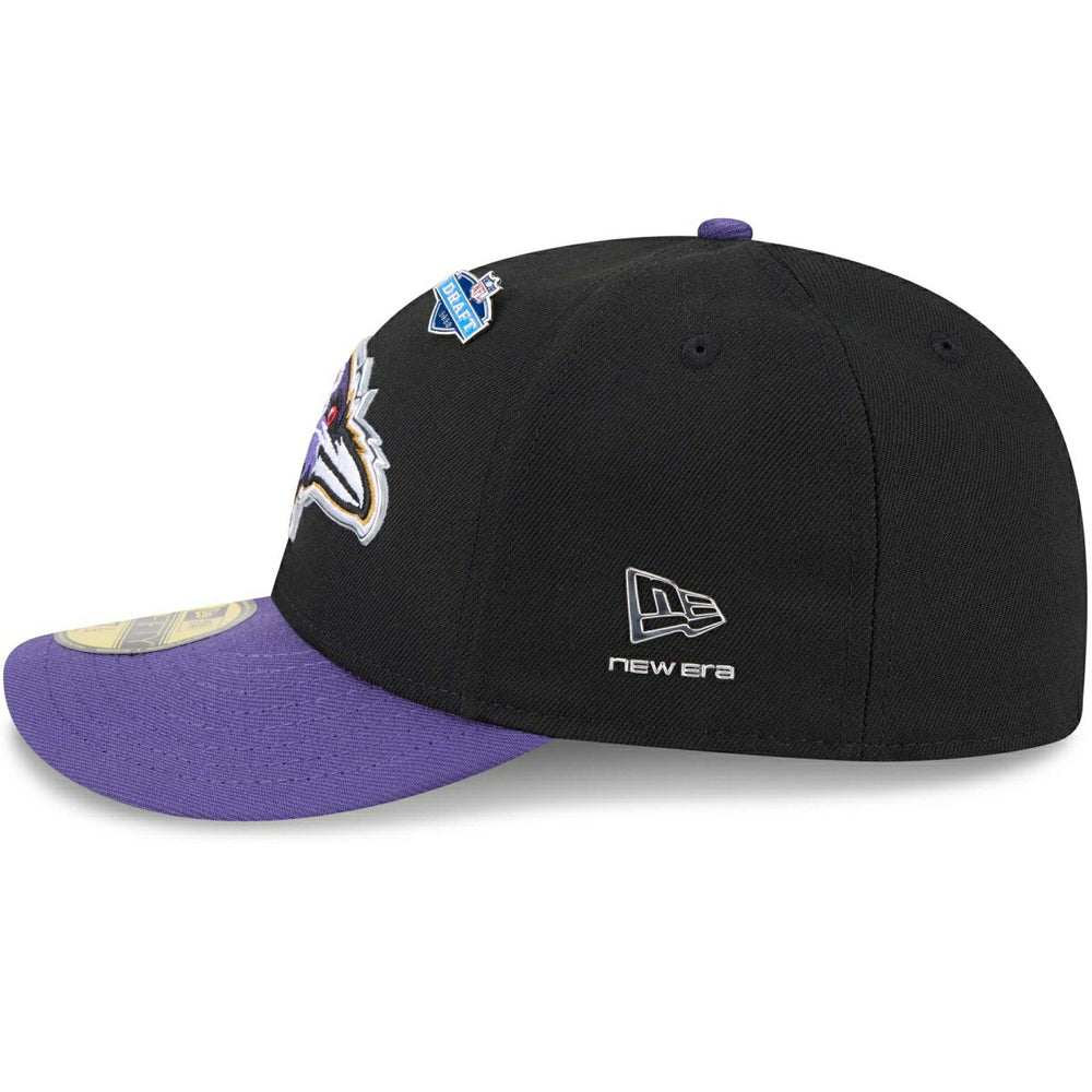 Baltimore Ravens 2026 NFL Draft Pre-Curved 59FIFTY Fitted Cap - Taass US