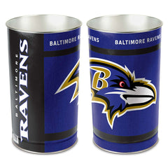 Baltimore Ravens Logo American Football NFL Wastebasket - Taass discount