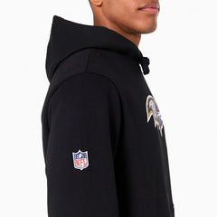 Baltimore Ravens Logo Hoodie NFL Sweatshirt Black - Taass sale