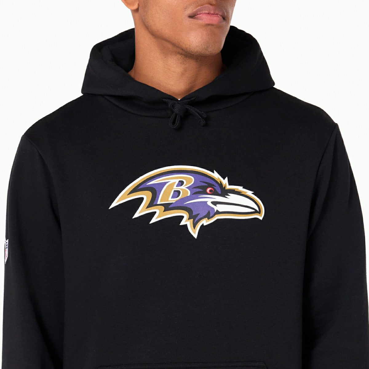 Baltimore Ravens Logo Hoodie NFL Sweatshirt Black - Taass sale