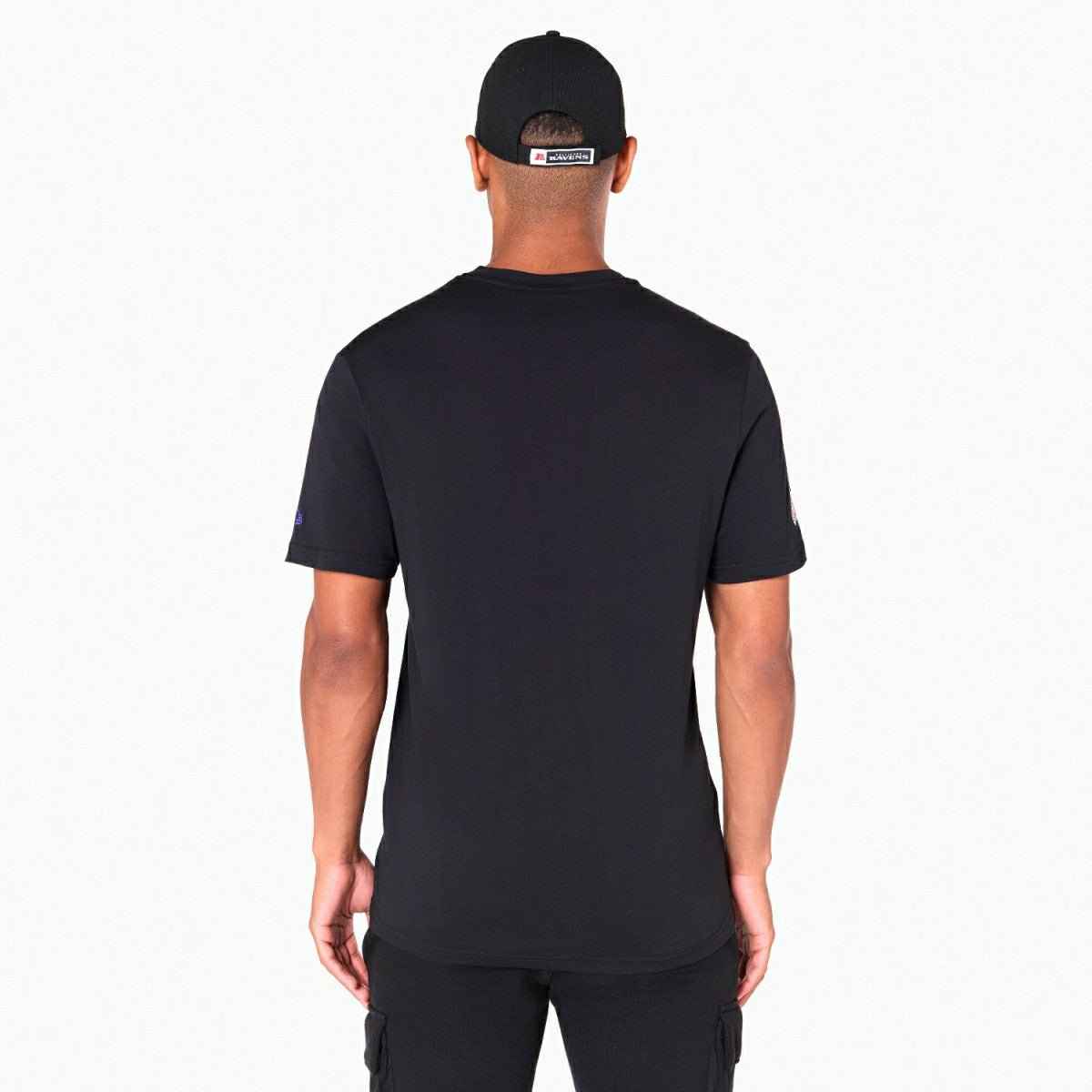 Baltimore Ravens Team Logo Football NFL T-Shirt Black - Taass for sale
