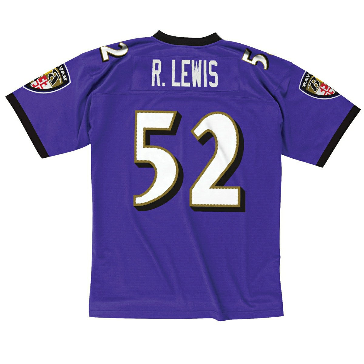 Ray Lewis #52 Baltimore Ravens Mitchell & Ness Throwback NFL Jersey Purple - Taass Online