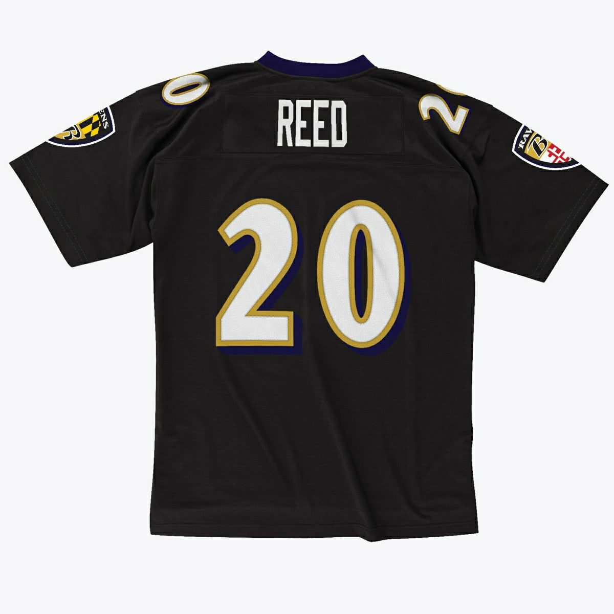 Ed Reed #20 Baltimore Ravens Mitchell & Ness Throwback NFL Jersey Black - Taass outlet