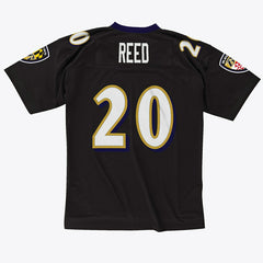Ed Reed #20 Baltimore Ravens Mitchell & Ness Throwback NFL Jersey Black - Taass outlet
