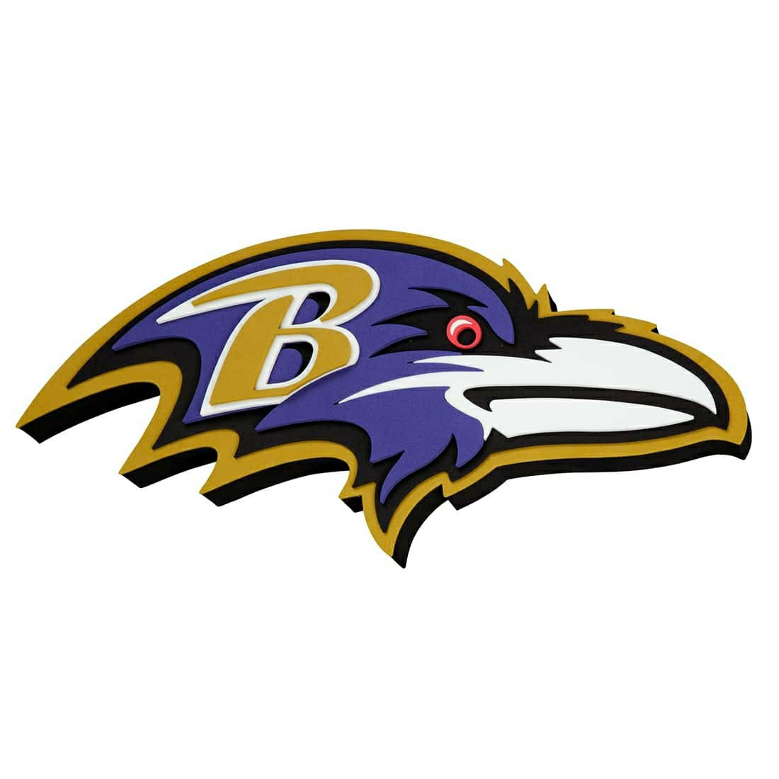 Baltimore Ravens NFL 3D Foam Sign - Taass US