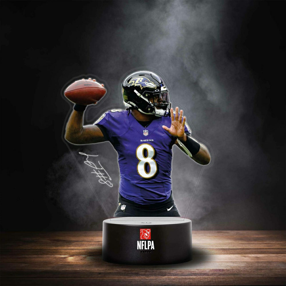 Lamar Jackson Baltimore Ravens NFLPA LED Sign - Taass outlet