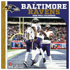 Baltimore Ravens 2026 Team NFL Wall Calendar - Taass for sale