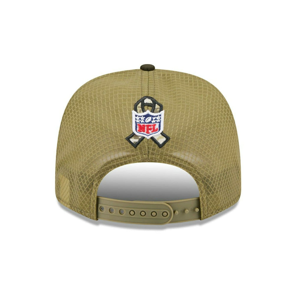 Baltimore Ravens 2025 NFL Salute to Service 9SEVENTY Trucker Snapback Cap Olive - Taass discount