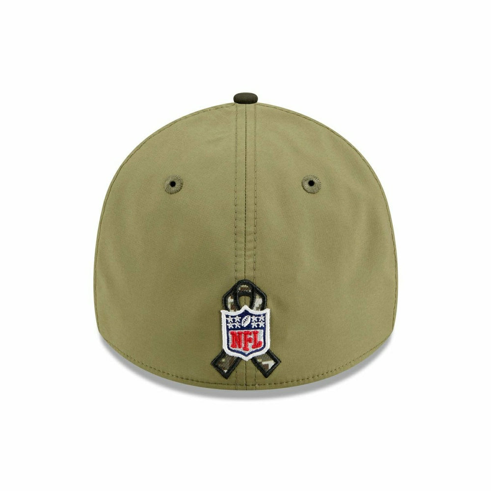 Baltimore Ravens 2025 NFL Salute to Service 39THIRTY Flex Cap Olive - Taass US