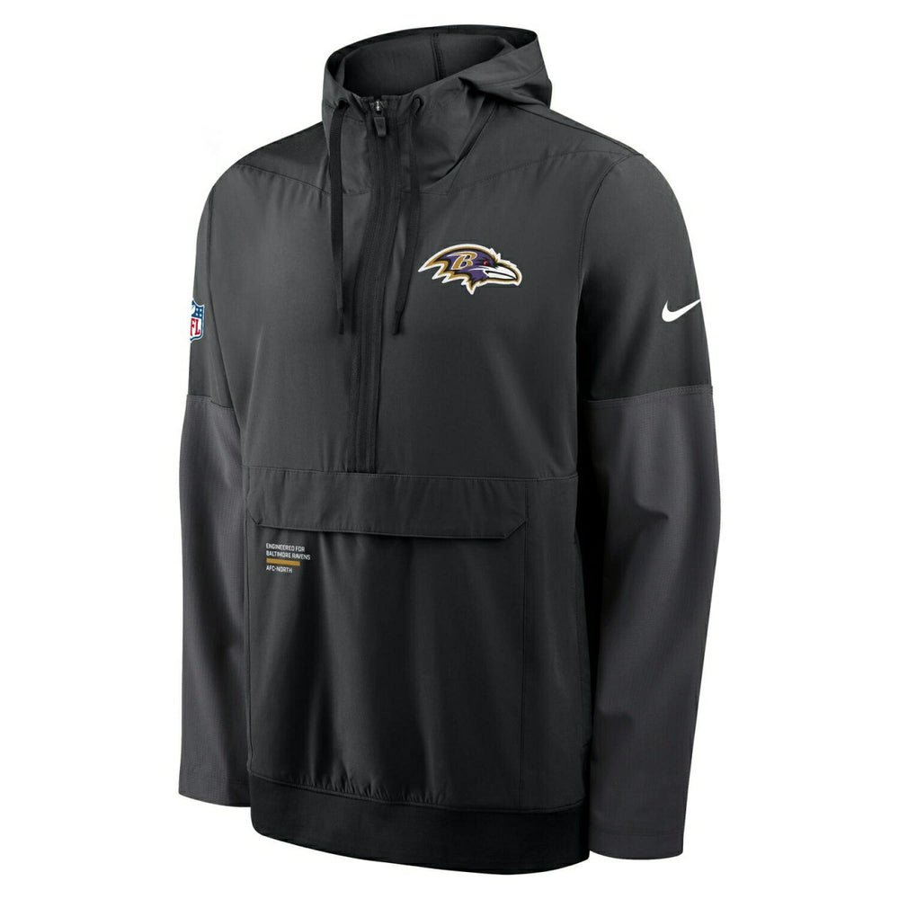 Baltimore Ravens Nike Sideline Half-Zip Anorak NFL Jacke Black - Taass for sale
