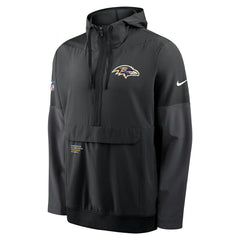 Baltimore Ravens Nike Sideline Half-Zip Anorak NFL Jacke Black - Taass for sale