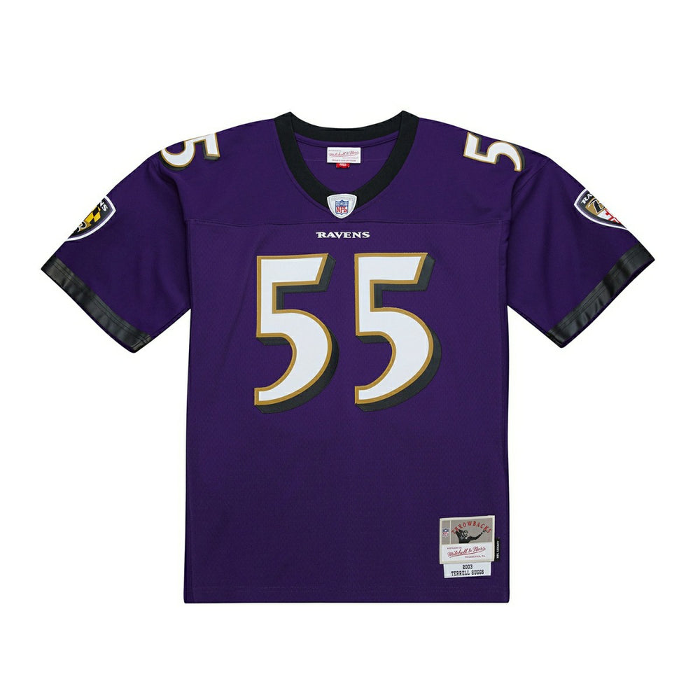 Terrell Suggs #55 Baltimore Ravens 2003 Legacy Throwback NFL Jersey Purple - Taass discount