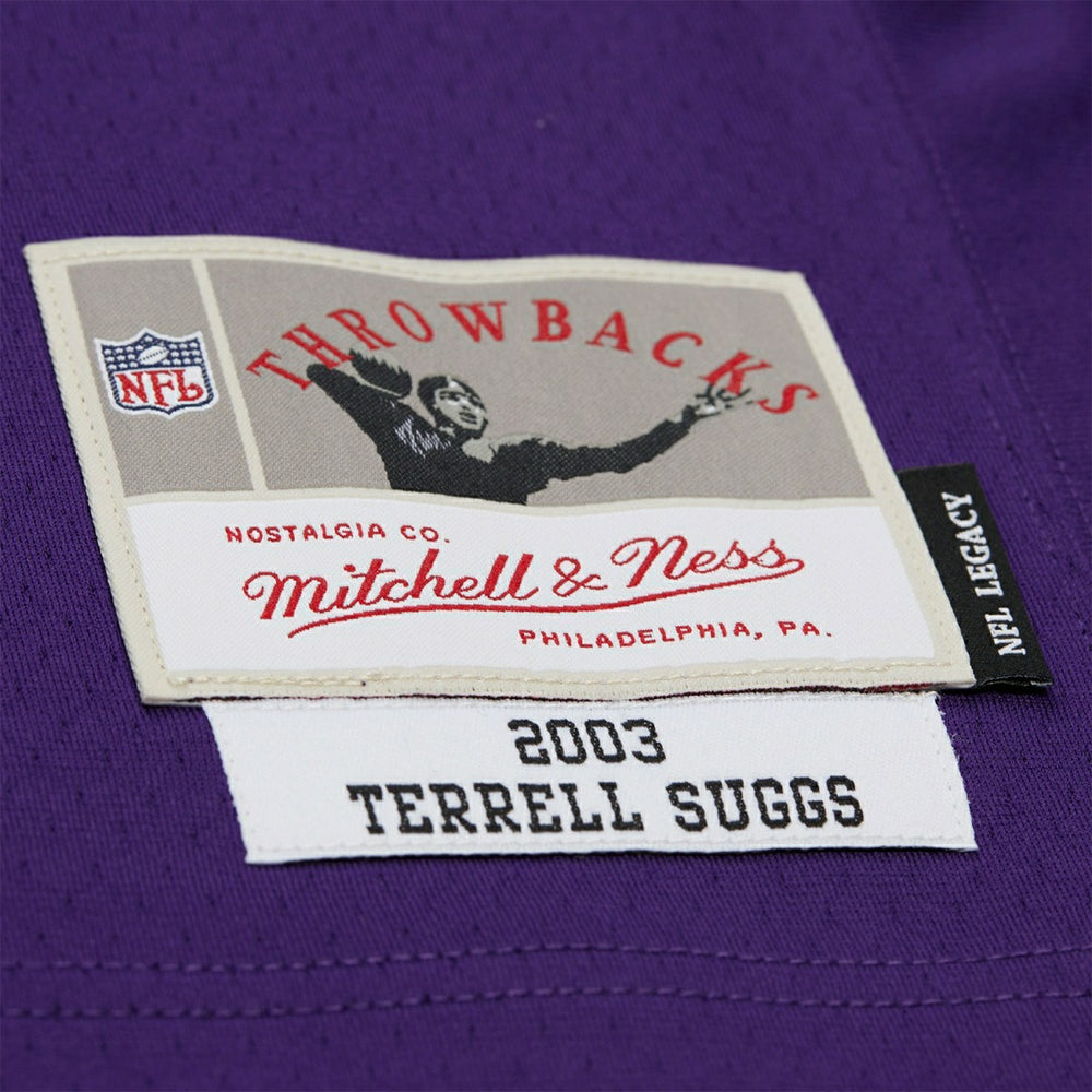 Terrell Suggs #55 Baltimore Ravens 2003 Legacy Throwback NFL Jersey Purple - Taass discount
