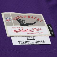 Terrell Suggs #55 Baltimore Ravens 2003 Legacy Throwback NFL Jersey Purple - Taass discount