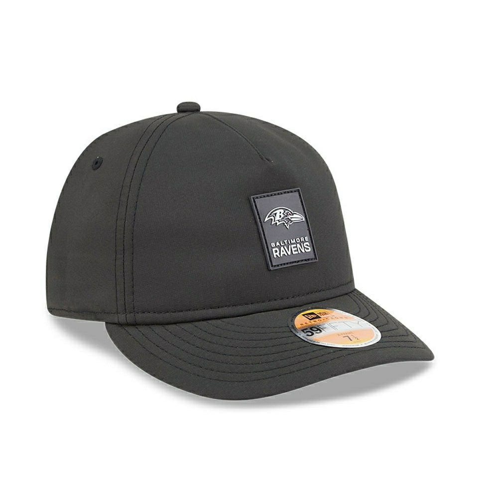 Baltimore Ravens 2025 NFL On-Field Sideline 59FIFTY A-Frame Fitted Cap Black - Taass US