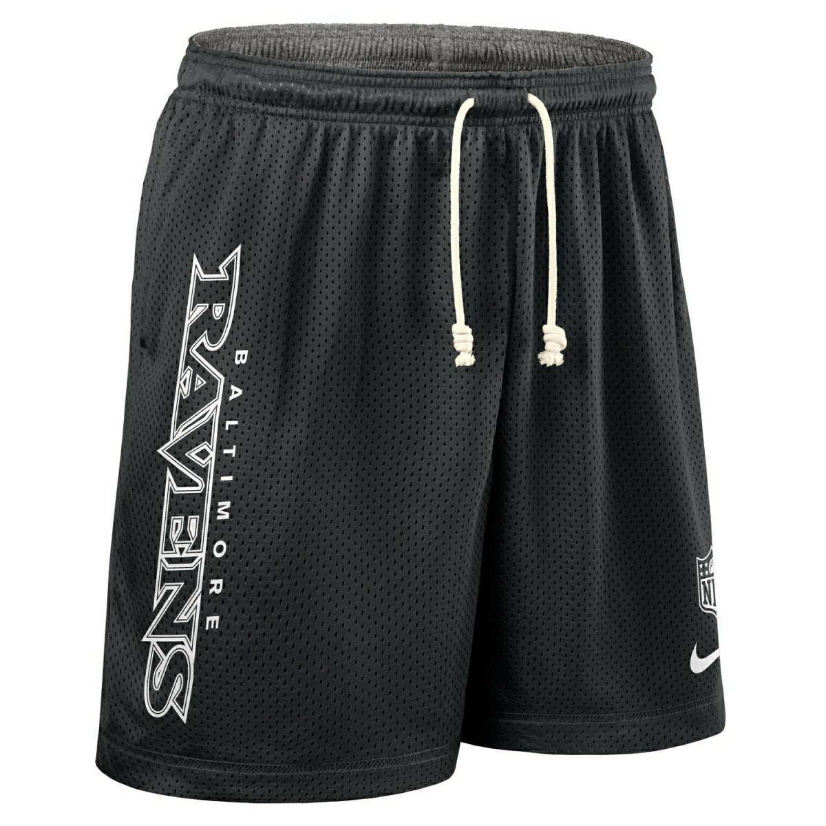 Baltimore Ravens 2025 NFL Sideline Reversible Mesh Nike Dri-FIT Shorts Black - Taass for sale
