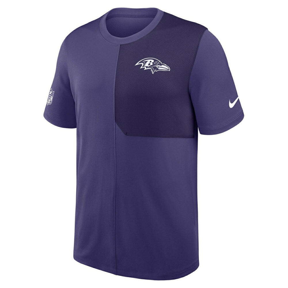 Baltimore Ravens 2025 NFL Sideline Nike Dri-FIT Coach UV Top Purple - Taass Online