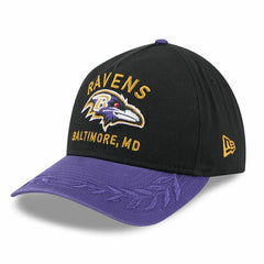 Baltimore Ravens 2025 NFL Draft 9TWENTY A-Frame Adjustable Cap Black - Taass discount