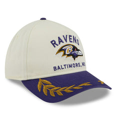 Baltimore Ravens 2025 NFL Draft 9TWENTY A-Frame Adjustable Cap Cream - Taass US
