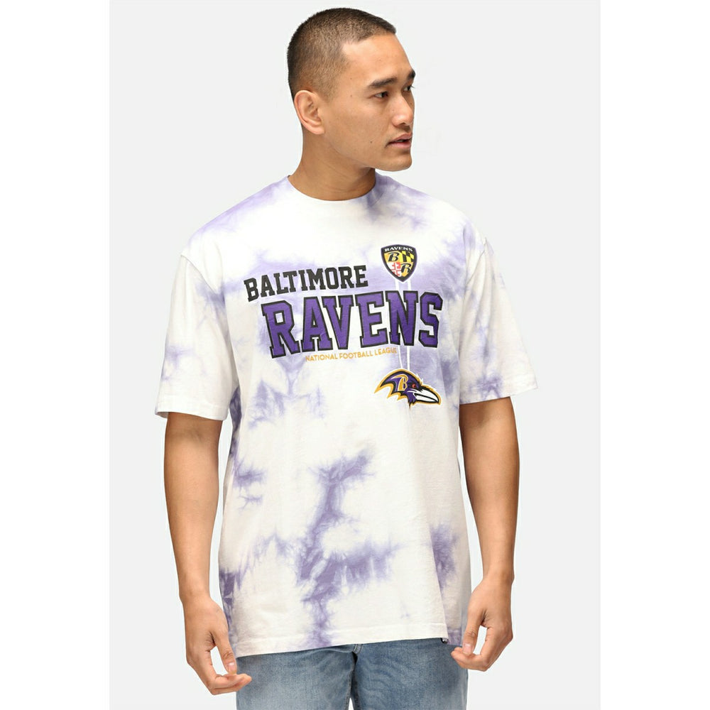 Baltimore Ravens Tie-Dye Recovered Relaxed NFL T-Shirt - Taass Online