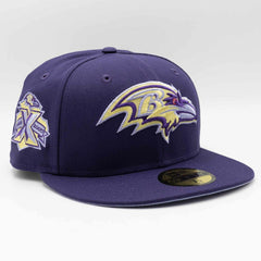 Baltimore Ravens 10th Anniversary New Era 59FIFTY Fitted NFL Cap Purple - Taass for sale