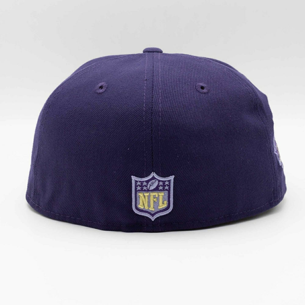 Baltimore Ravens 10th Anniversary New Era 59FIFTY Fitted NFL Cap Purple - Taass for sale