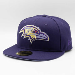Baltimore Ravens 10th Anniversary New Era 59FIFTY Fitted NFL Cap Purple - Taass for sale