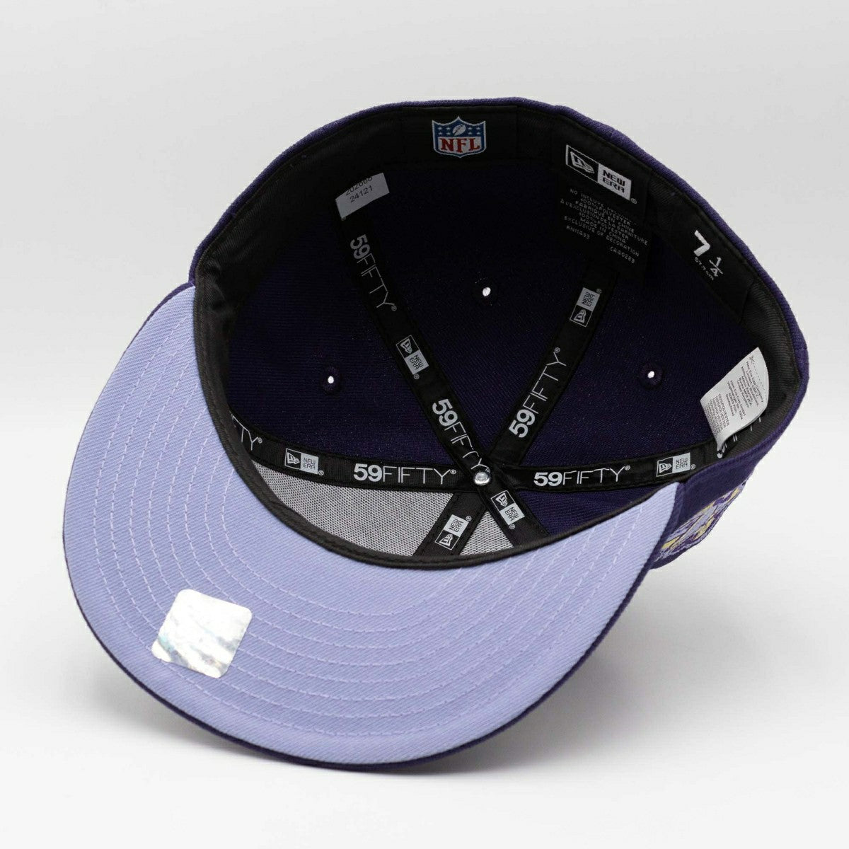 Baltimore Ravens 10th Anniversary New Era 59FIFTY Fitted NFL Cap Purple - Taass for sale