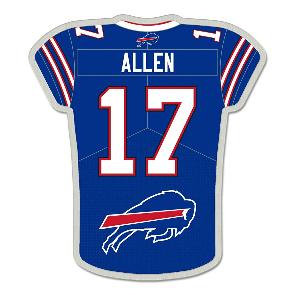 Josh Allen #17 Buffalo Bills NFL Player Jersey Pin - Taass discount