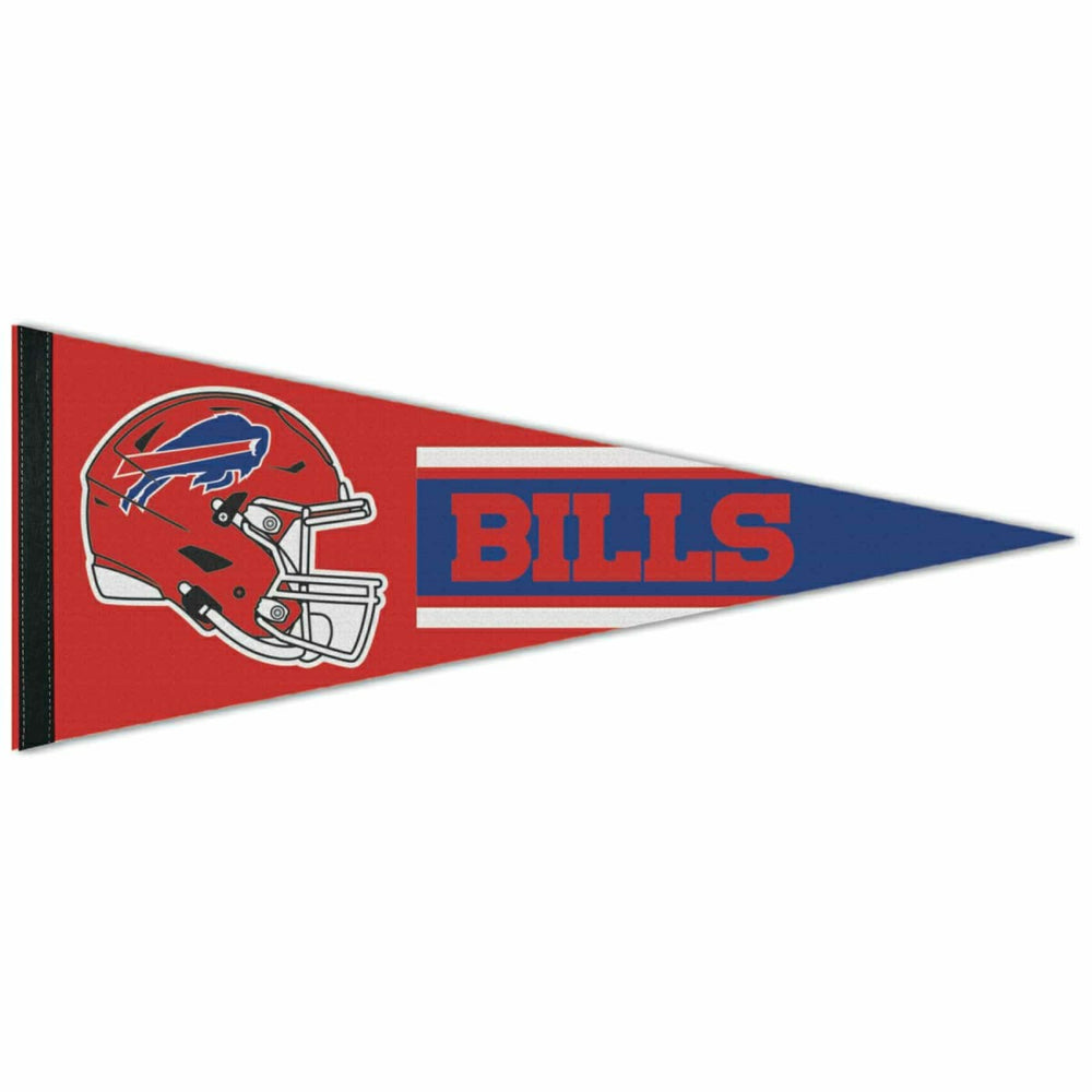 Buffalo Bills Red Helmet Premium NFL Pennant - Taass on sale
