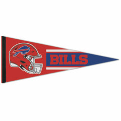 Buffalo Bills Red Helmet Premium NFL Pennant - Taass on sale
