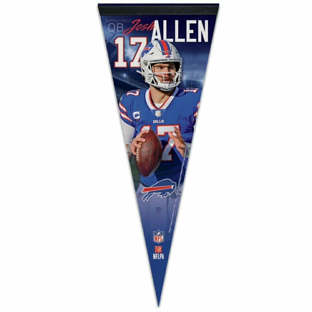 Josh Allen Buffalo Bills Premium WinCraft NFL Pennant - Taass for sale