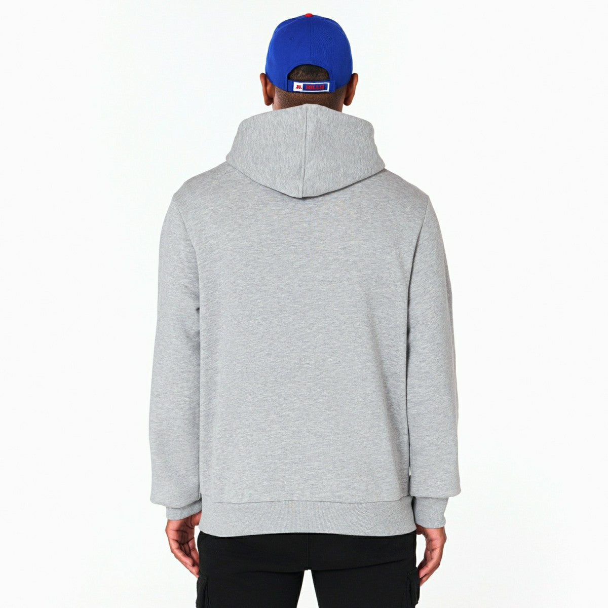 Buffalo Bills Logo Hoodie NFL Sweatshirt Grey - Taass outlet