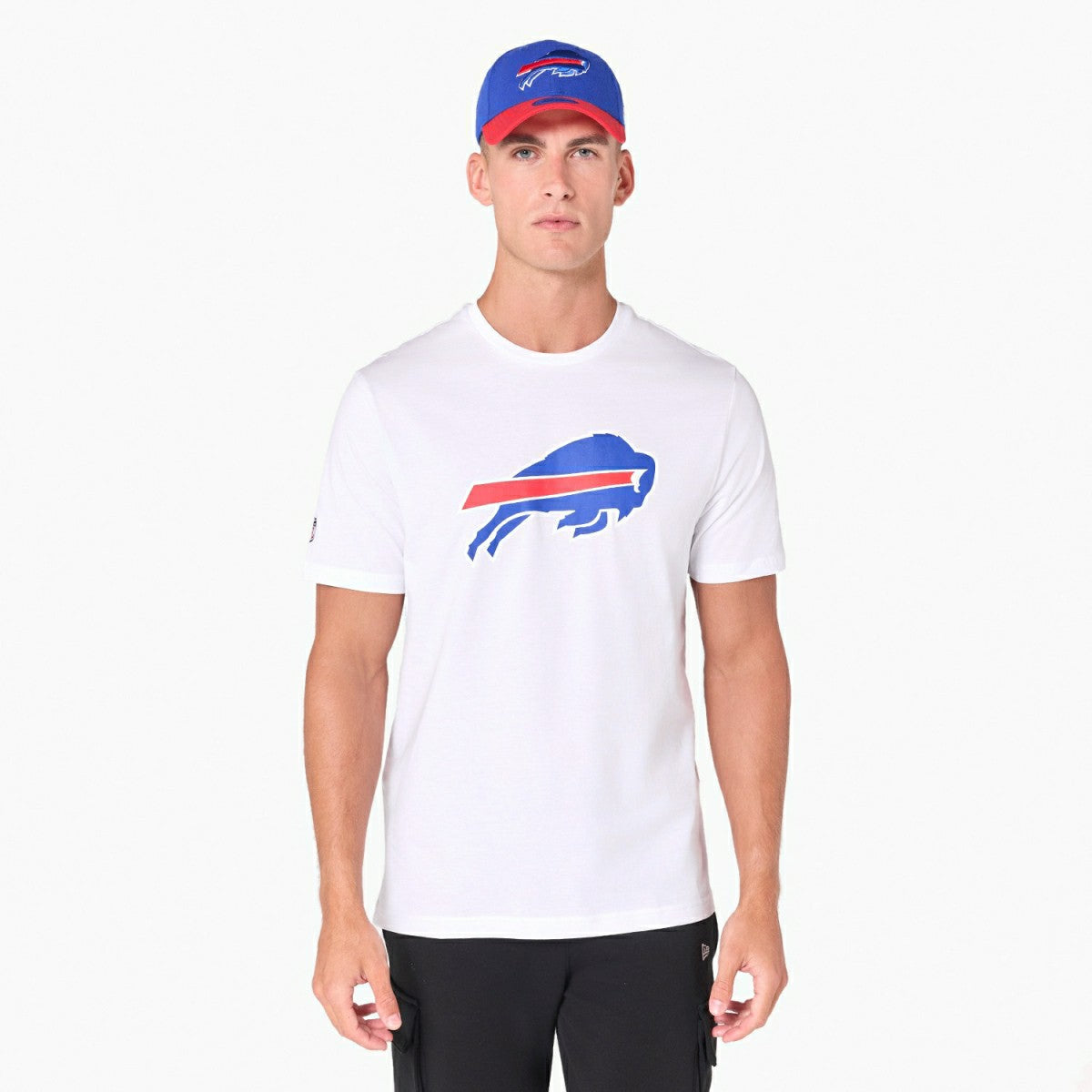 Buffalo Bills Team Logo Football New Era NFL T-Shirt - Taass discount