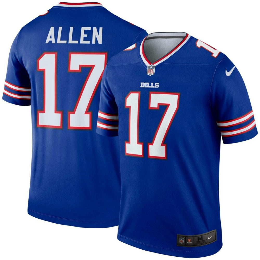 Josh Allen #17 Buffalo Bills Nike Legend NFL Football Jersey Blue - Taass on sale
