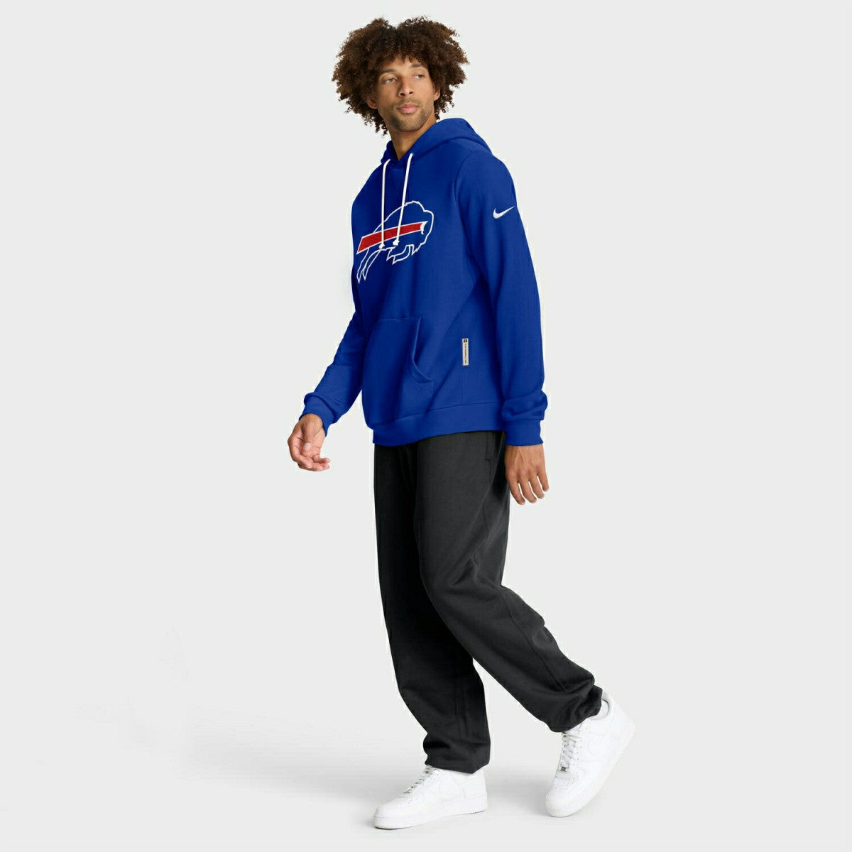 Buffalo Bills 2025 NFL Sideline Standard Issue Hoodie Blue - Taass discount