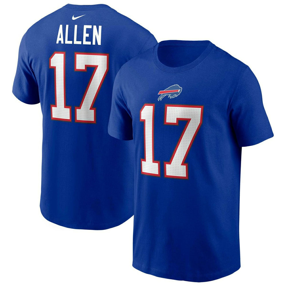 Josh Allen #17 Buffalo Bills Nike Player NFL T-Shirt Blue - Taass US