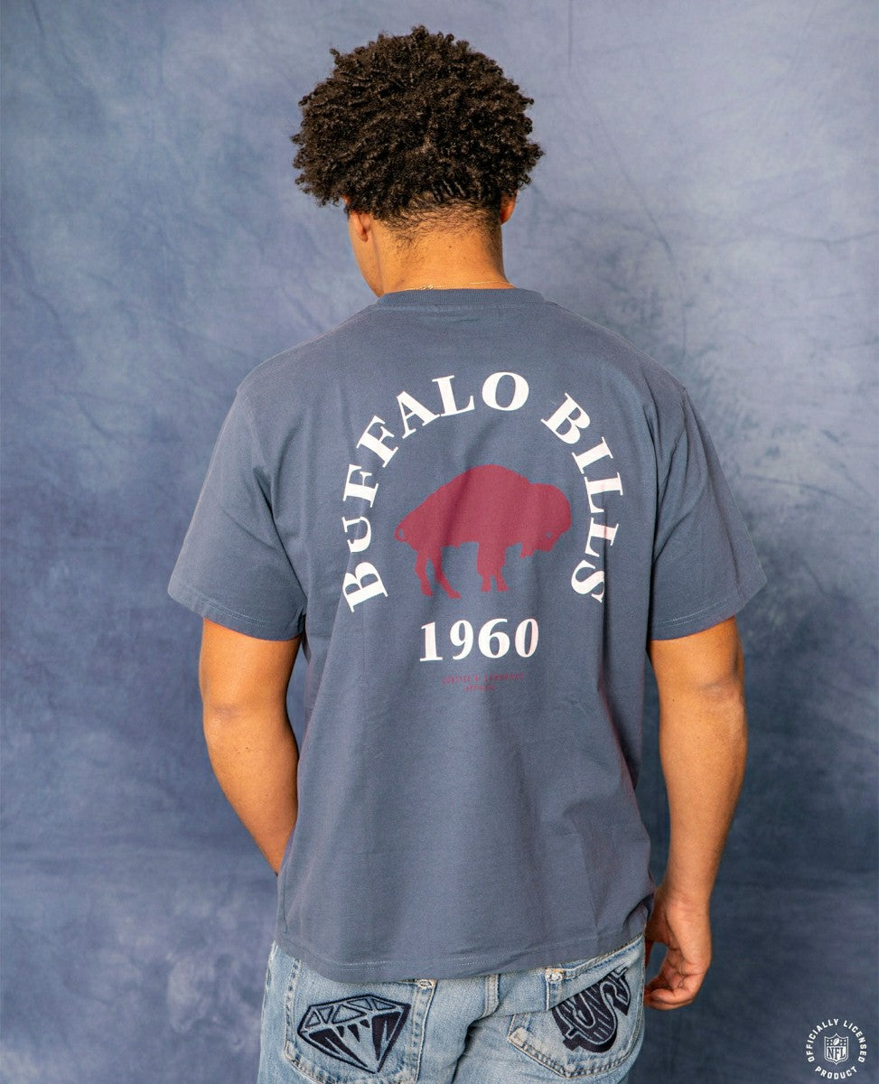 Buffalo Bills L&L '89 Classics NFL T-Shirt Navy - Taass outlet