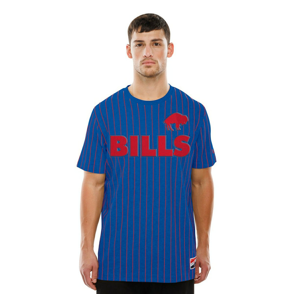 Buffalo Bills Retro Stripe NFL T-Shirt Blue - Taass outlet