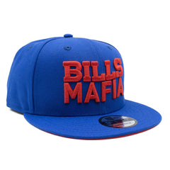 Buffalo Bills "BILLS MAFIA" New Era 9FIFTY Snapback NFL Cap Blue - Taass on sale
