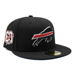 Buffalo Bills 60th Anniversary New Era 59FIFTY Fitted NFL Cap Black - Taass sale