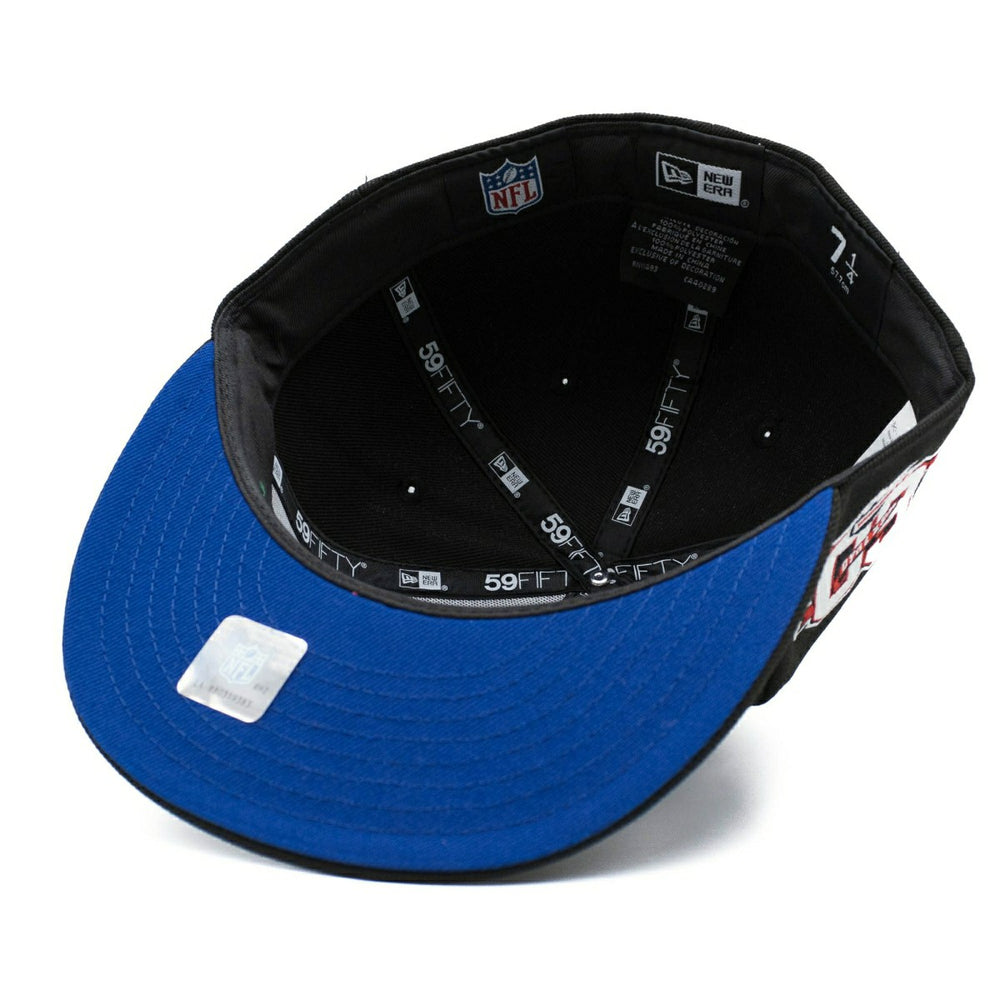 Buffalo Bills 60th Anniversary New Era 59FIFTY Fitted NFL Cap Black - Taass sale