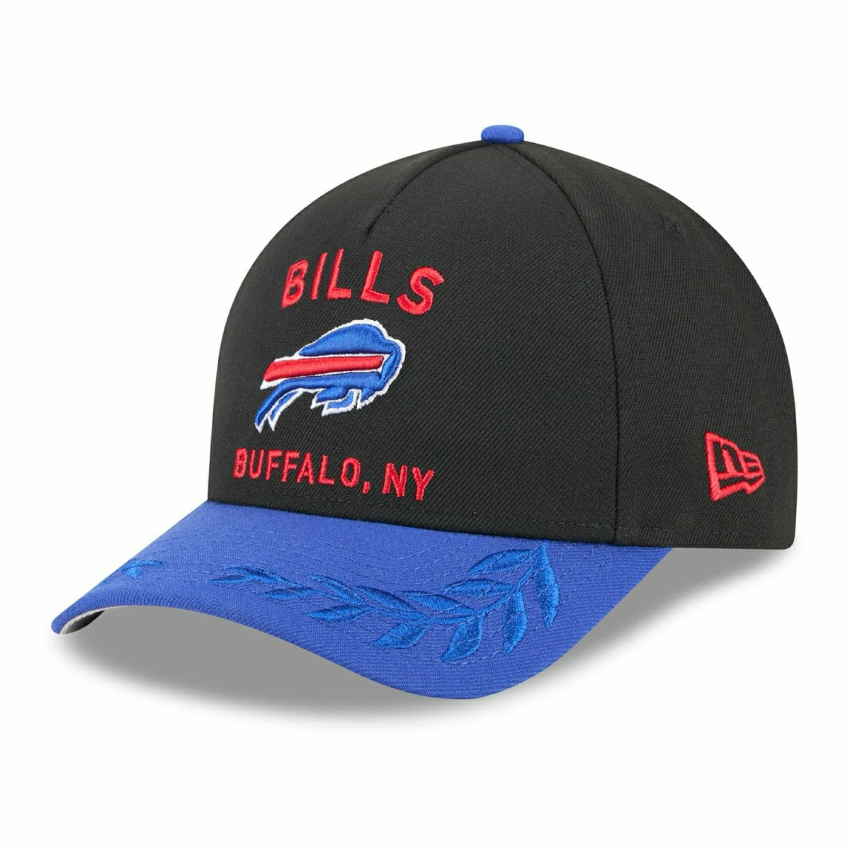 Buffalo Bills 2025 NFL Draft 9FORTY M-Crown A-Frame Snapback Cap Black - Taass outlet