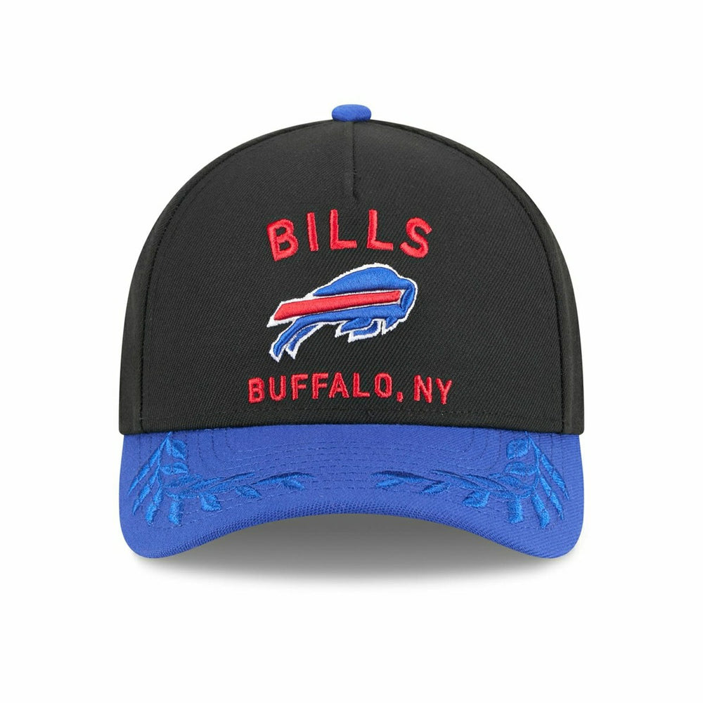 Buffalo Bills 2025 NFL Draft 9FORTY M-Crown A-Frame Snapback Cap Black - Taass outlet