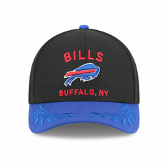Buffalo Bills 2025 NFL Draft 9FORTY M-Crown A-Frame Snapback Cap Black - Taass outlet