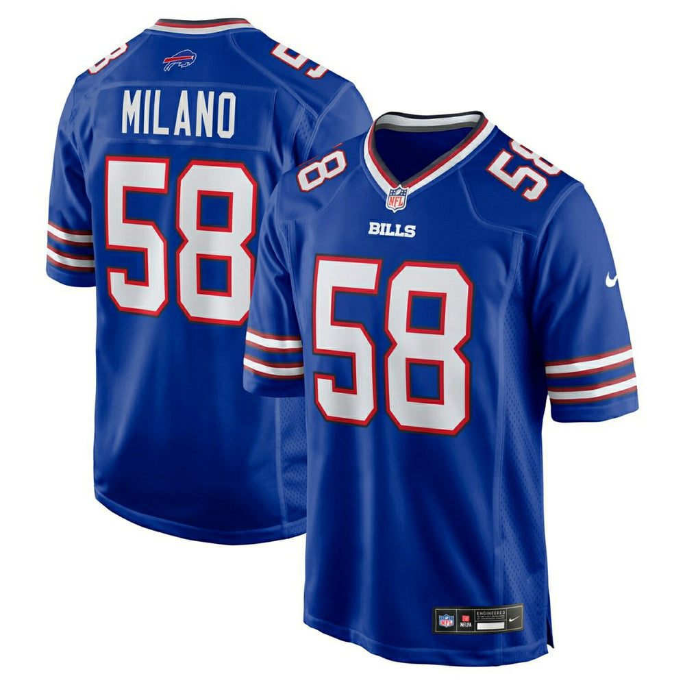 Matt Milano #58 Buffalo Bills Nike Game NFL Jersey Blue - Taass US
