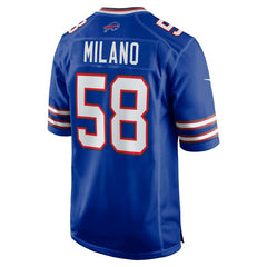 Matt Milano #58 Buffalo Bills Nike Game NFL Jersey Blue - Taass US