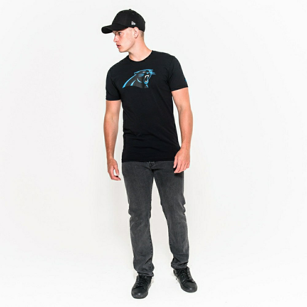 Carolina Panthers Team Logo New Era NFL T-Shirt Black - Taass discount