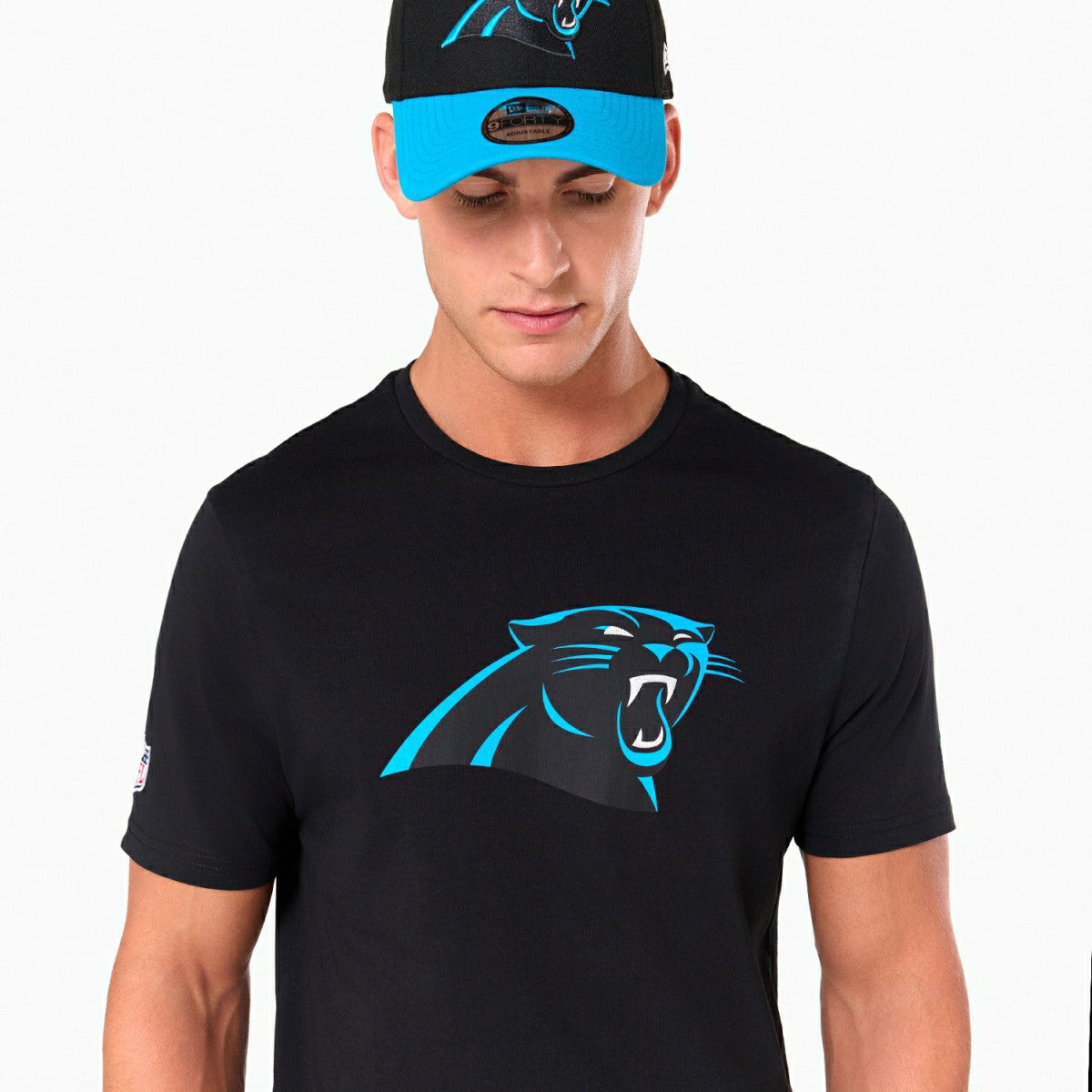 Carolina Panthers Team Logo New Era NFL T-Shirt Black - Taass discount